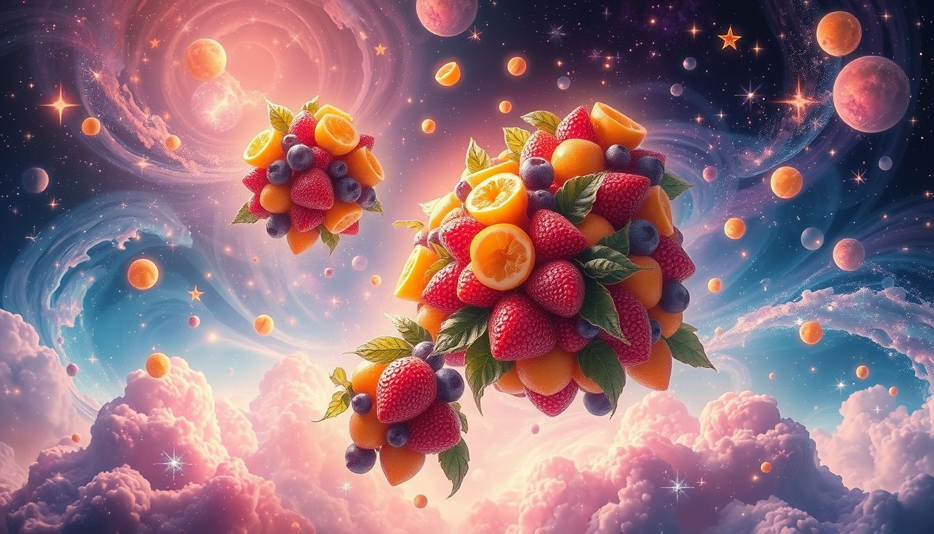 Zomerfruit symboliseert overvloed en vreugde in zomerse dromen.